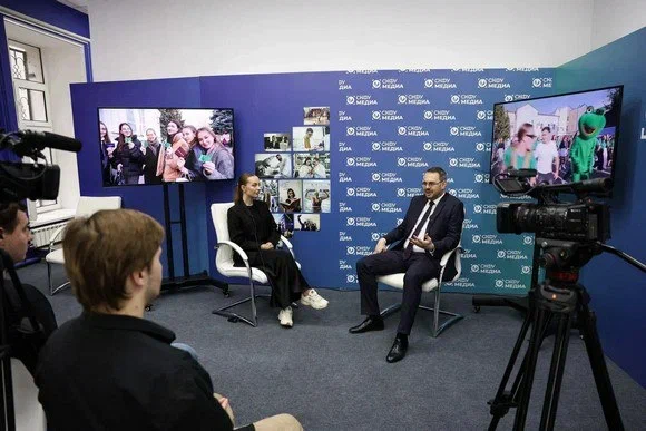 Телестудия медиацентра Телестудия медиацентра
